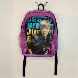 Justin Bieber 2011 Purple Backpack